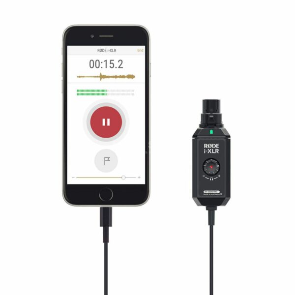 rode i xlr adapter for apple ios devices