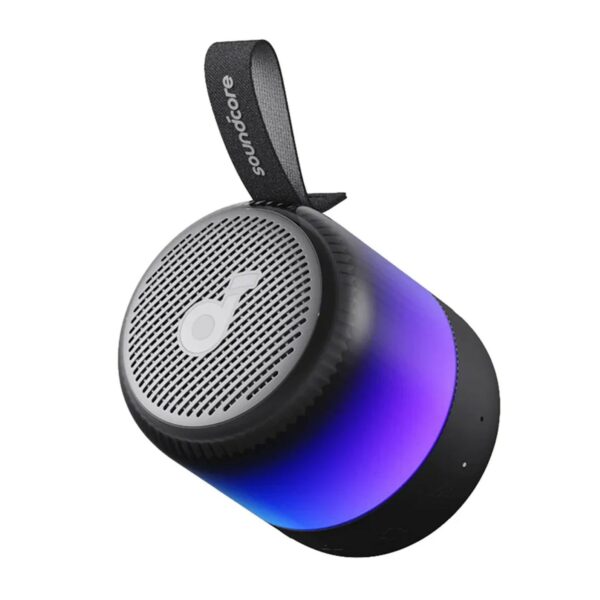 anker soundcore glow mini portable speaker black (a3136011)