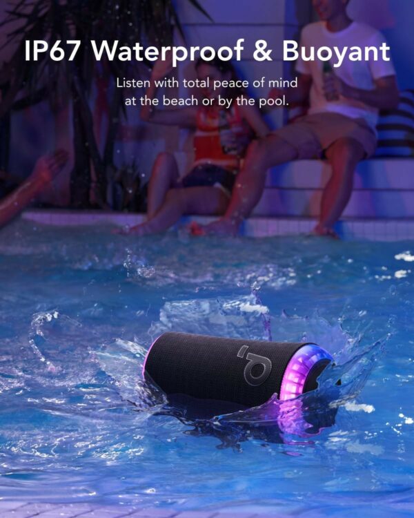 anker soundcore glow portable speaker black