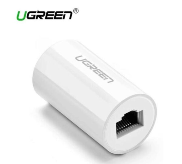 ugreen 20390 rj 45 network keystone jack in line coupler female to female 1pcs (black) (copy)