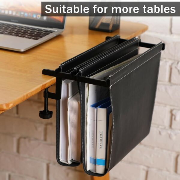 under table hanging file organizer