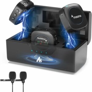 maono wm821 dual wireless microphone