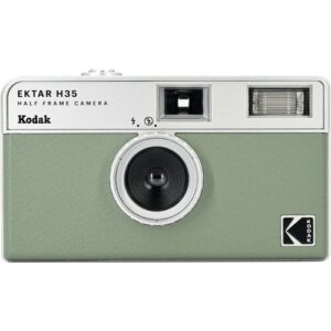 kodak ektar h35 half frame film camera (green)
