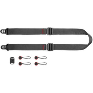 peak design slide lite camera strap (black)