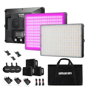 aputure amaran p60c rgb led light panel (3 light kit)