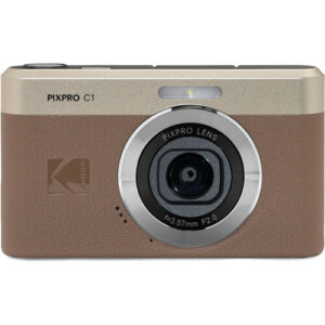 kodak pixpro c1 compact digital camera (brown)