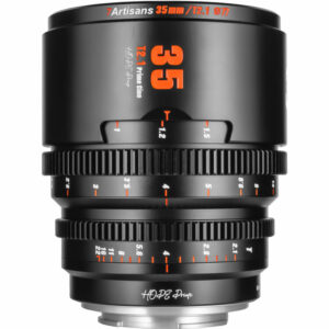 7artisans 35mm t2.1 hope s35 cine lens (sony e mount, black)