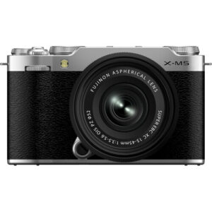 fujifilm x m5 mirrorless camera (silver)