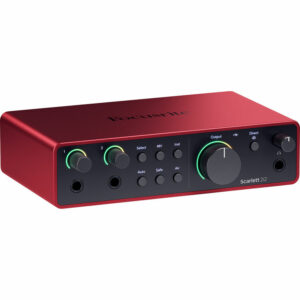 focusrite scarlett 2i2 usb c audio interface (4th generation)
