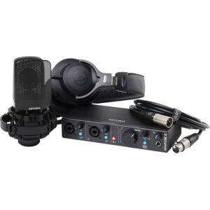 arturia minifuse recording pack (black)