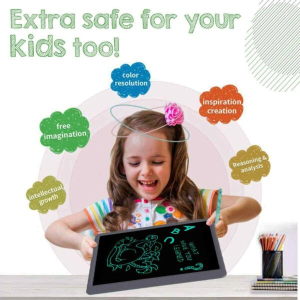 green lion lcd digital writing pad 15" gray (gnwpad15gy)