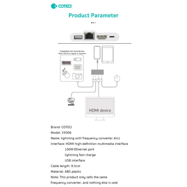 coteetcie lightning otg 4 in 1