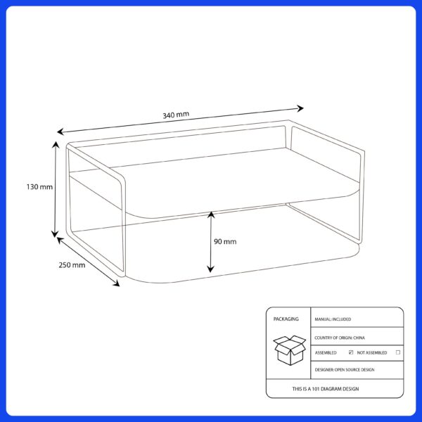 wall mounted router storage rack