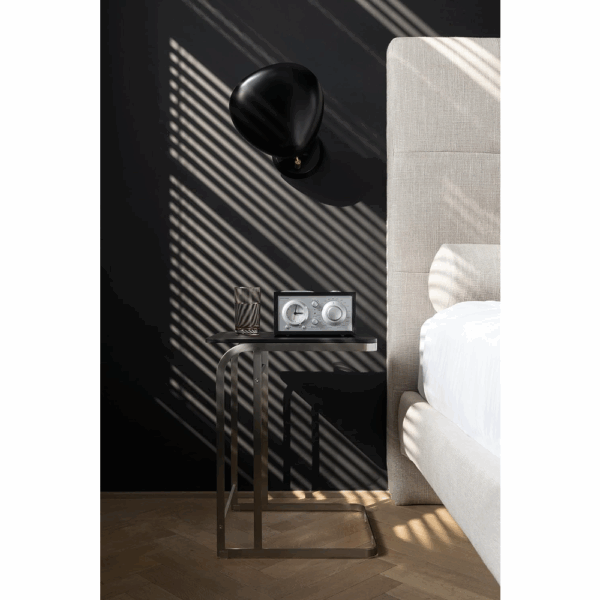 tivoli audio model three bt radio and clock black/silver