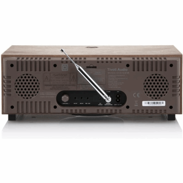 tivoli audio music system+ audio system walnut beige