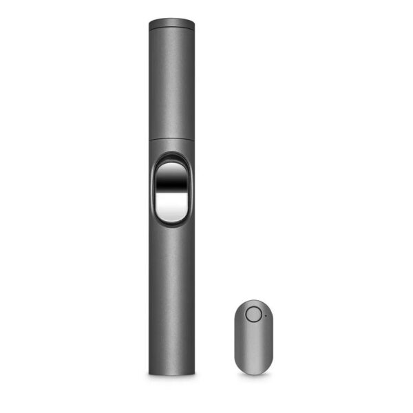 cliquefie aluminum selfie stick with bluetooth remote control