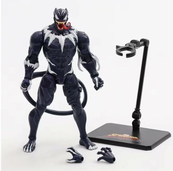 zd toys venomised black panther action figure
