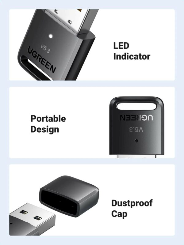 Ugreen - 90225 Bluetooth 5.3 USB Adapter - Image 4