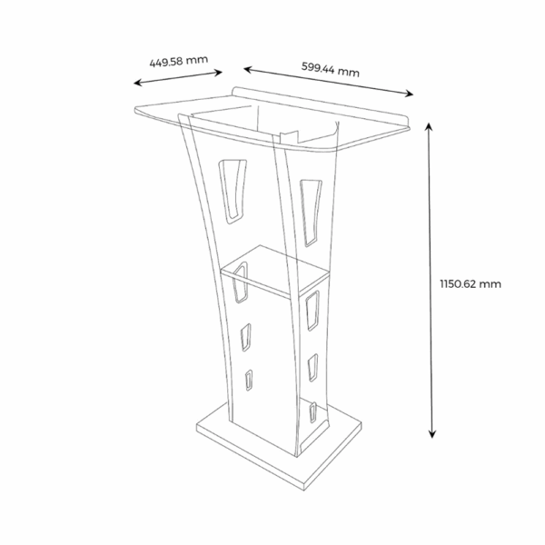 standing podium lectern