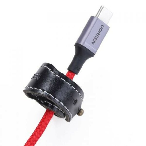ugreen 20527 usb 2.0 to type c 6a aluminium alloy cable 1m (red)