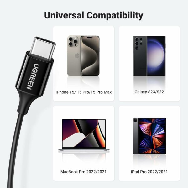 ugreen 30638 in ear earphones with type c connector