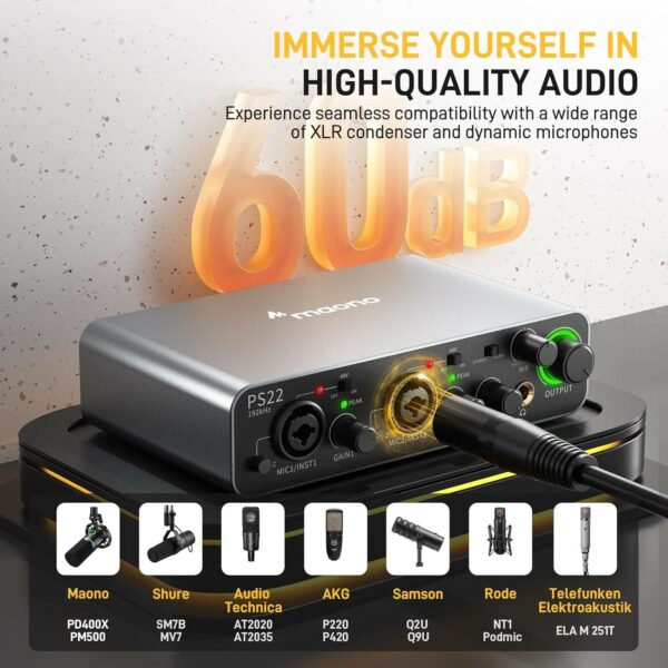 maono ps22 audio interface