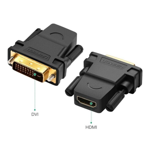 Ugreen - 20124 HDMI Female to DVI 24+1 Male Adapter 1080P