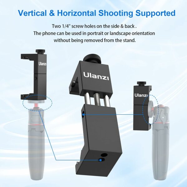 ulanzi st 02s aluminum phone tripod mount