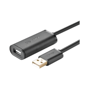 ugreen 10321 usb 2.0 active extension cable with chipset 10m (black)