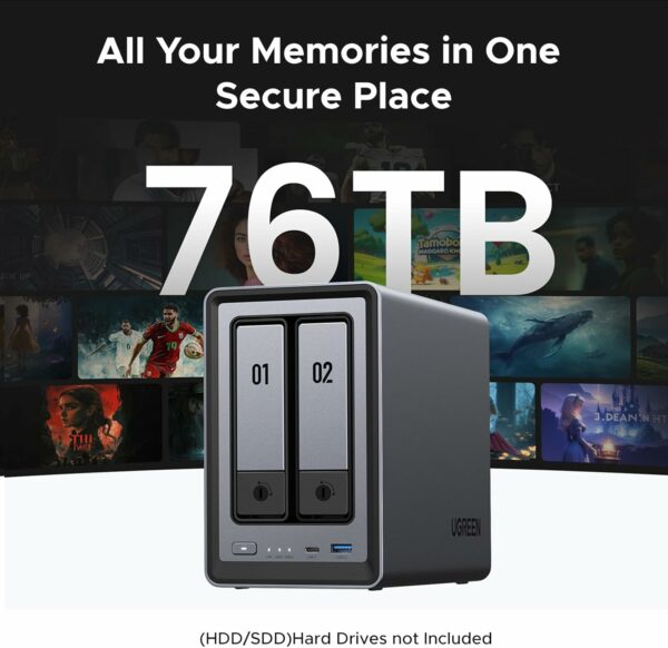 ugreen 25369 network attached storage dxp2800 (diskless) eu
