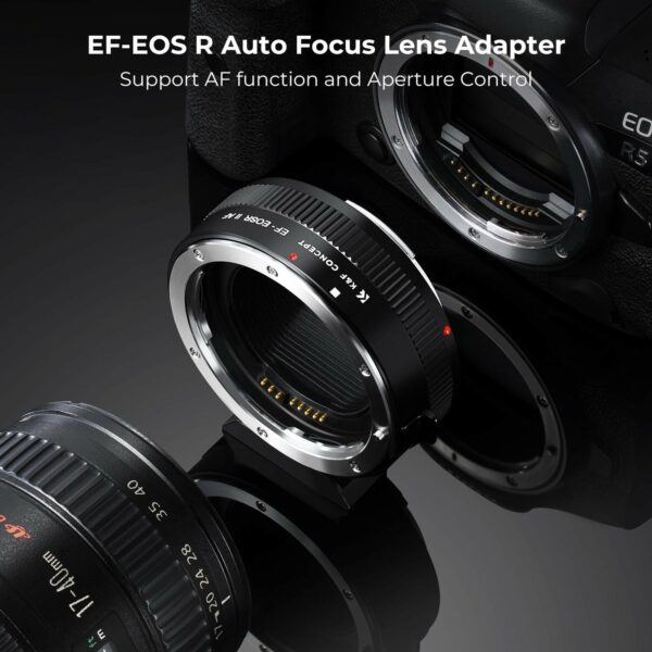 k&f concept auto focus adapter ring ef eos r ii