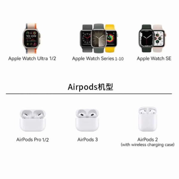 smallclip 2 in 1 smartwatch charging dock