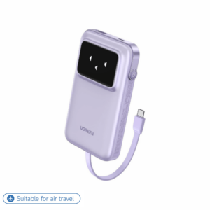 ugreen 35604b 10000mah power bank with built in cable