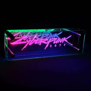 neon led desk light