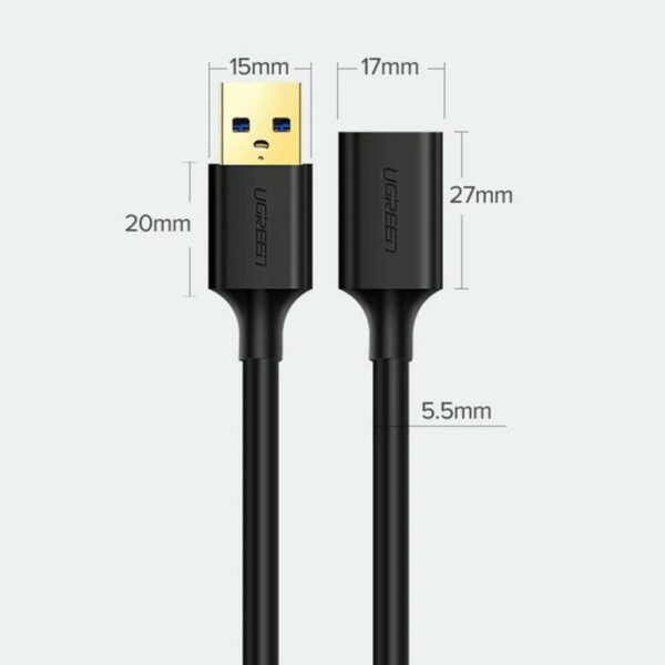 ugreen 90722 usb a male to usb a female extension cable (copy)