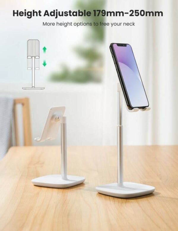 ugreen 20434 foldable phone stand (white)