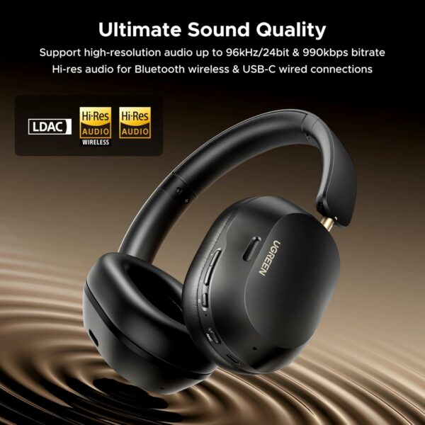 ugreen 65384 hitune max5c hybrid active noise cancelling headphones (copy)