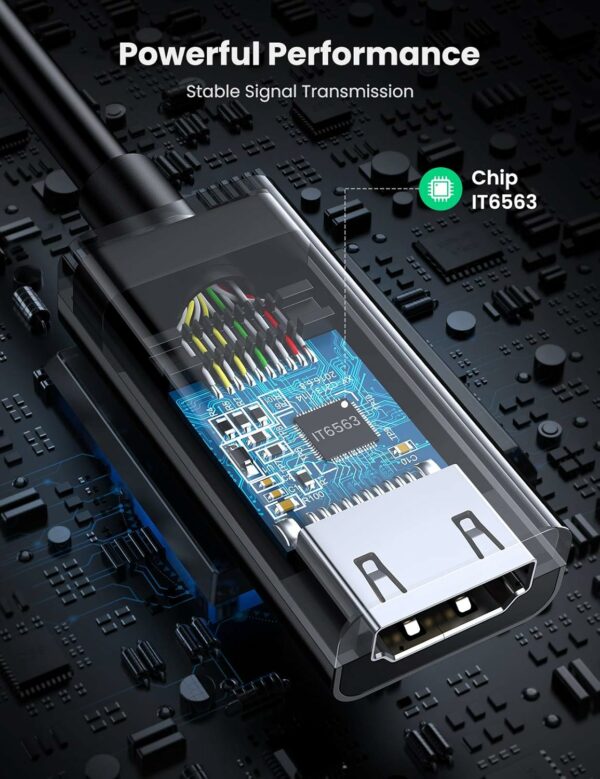 Ugreen - 70694 DP Male to HDMI Female 4K*2K 60HZ 25cm