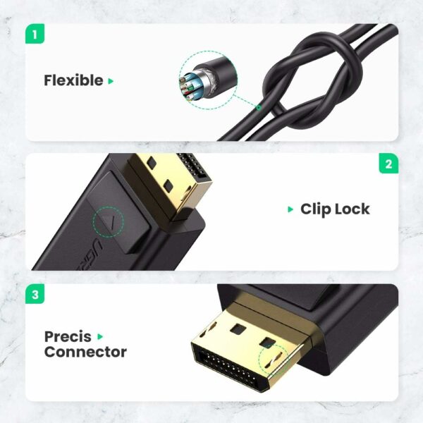 Ugreen - 40363 DisplayPort to HDMI Female Converter 4K*2K
