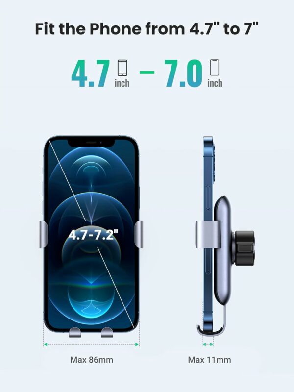 ugreen 30401 gravity phone holder for round air vent