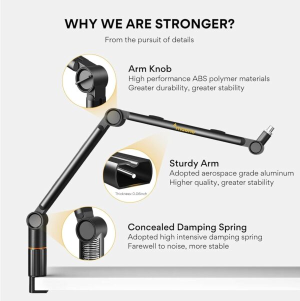 maono ba90 microphone boom arm