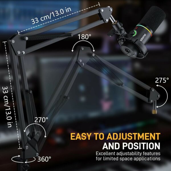 maono ba20 boom arm microphone