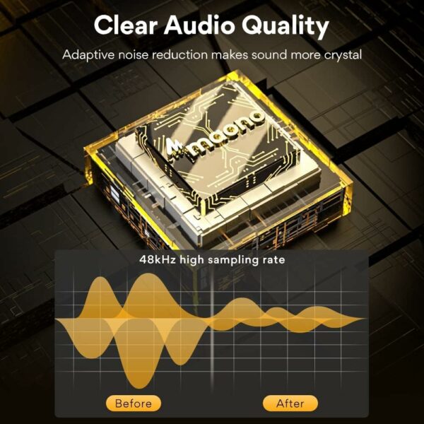 maono wm821 dual wireless microphone