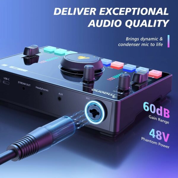 maonocaster amc2 neo streaming audio mixer & sound card