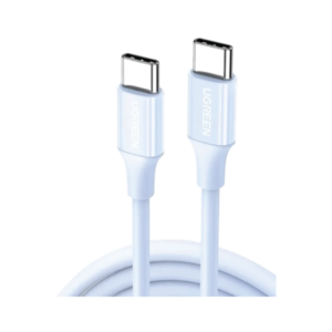 ugreen 25310 usb c to usb c pd fast charging cable 3a max blue 1m