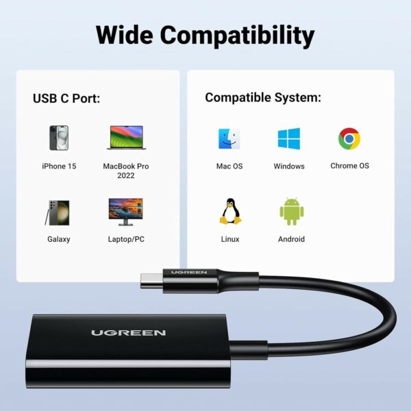 ugreen 35622 2 in 1 usb c card reader