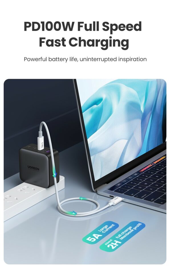 ugreen 40113 usb4 charging cable 0.8m 40gbps