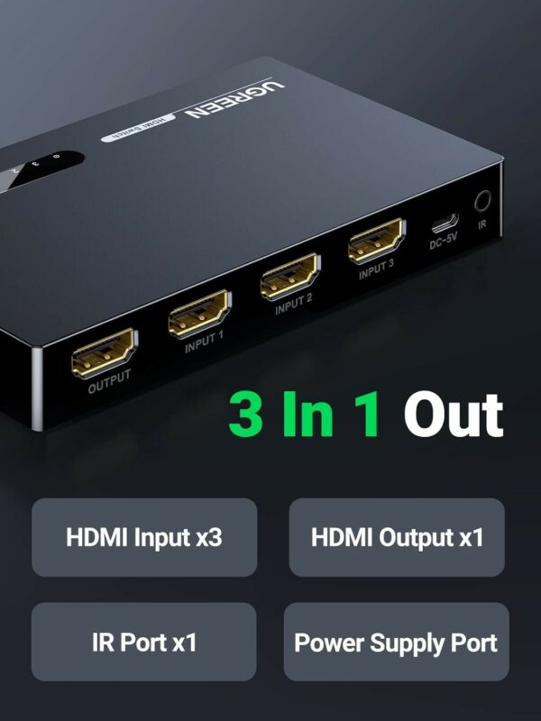 ugreen 40234 hdmi 3x1 switch