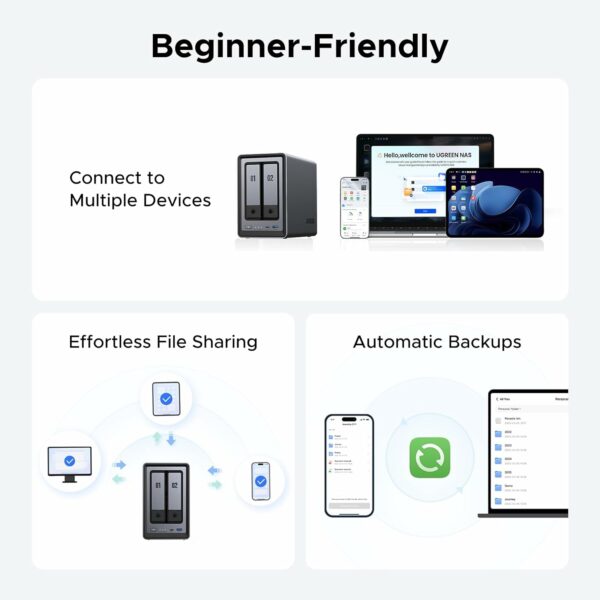 ugreen 25369 network attached storage dxp2800 (diskless) eu