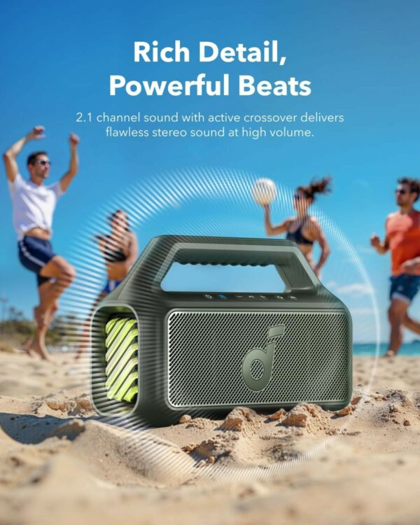 anker soundcore boom 2 se outdoor speaker black